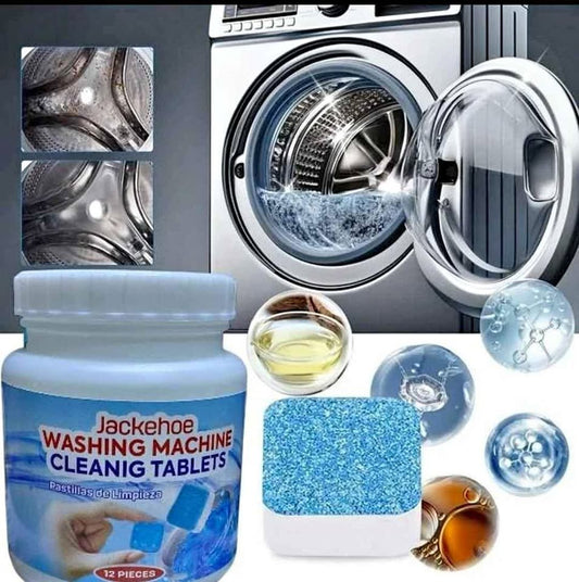 Pastillas de Limpieza interna para Lavadora – Elimina Sarro, Residuos y Malos Olores