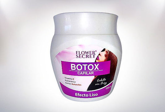 Botox Capilar Flower Secret 500ml – Cabello Liso y Sin Frizz